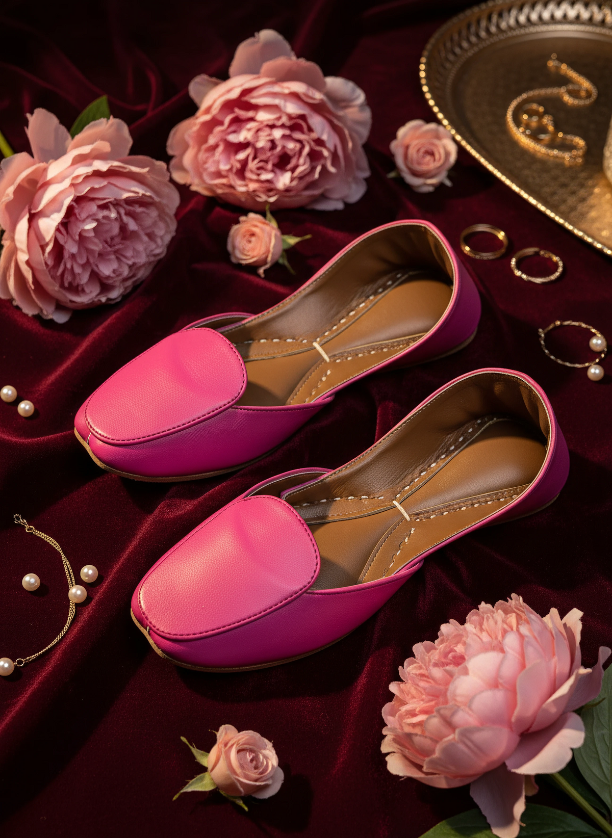 Lali - Hot Pink Khussa
