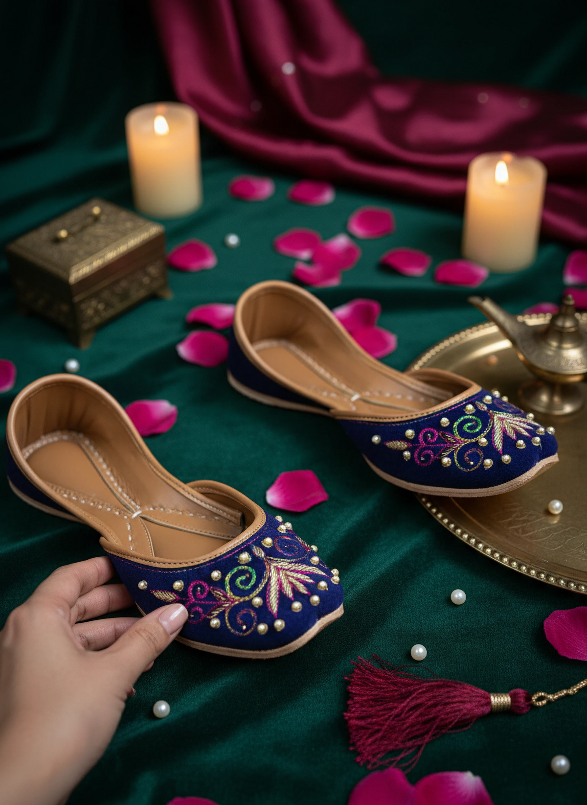 Mehrosh - Purple Khussa