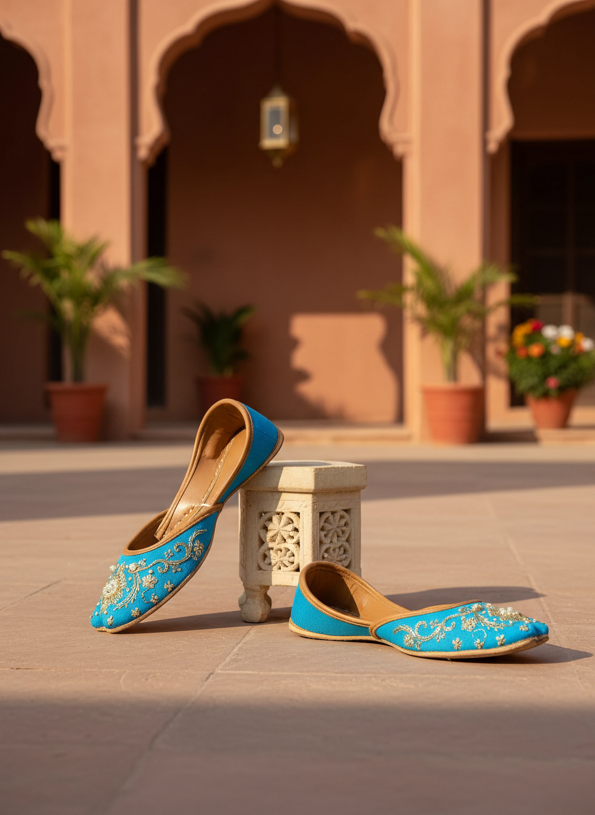 Aasmani - Blue Khussa