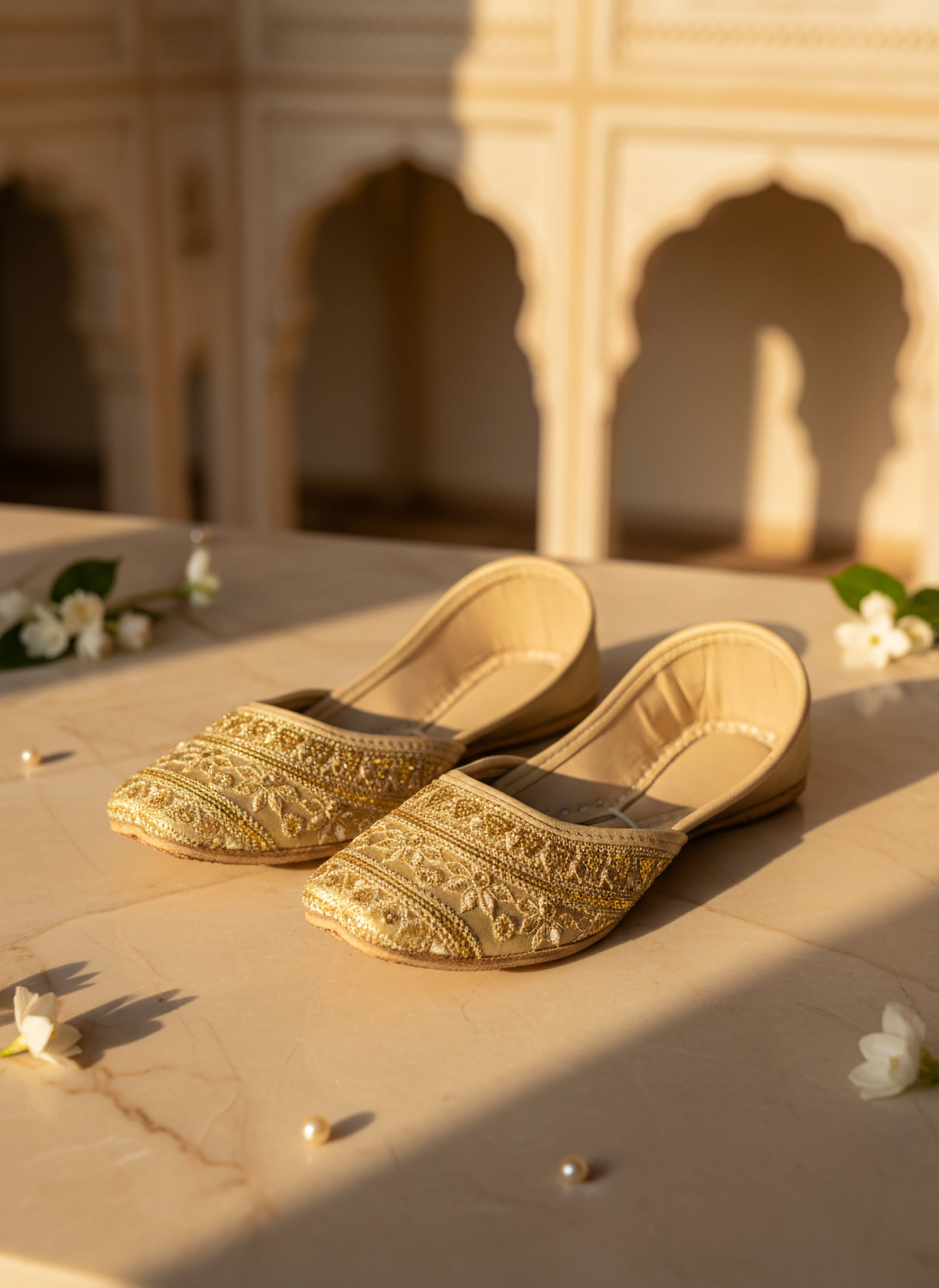 Zar-e-Gul - Golden Khussa