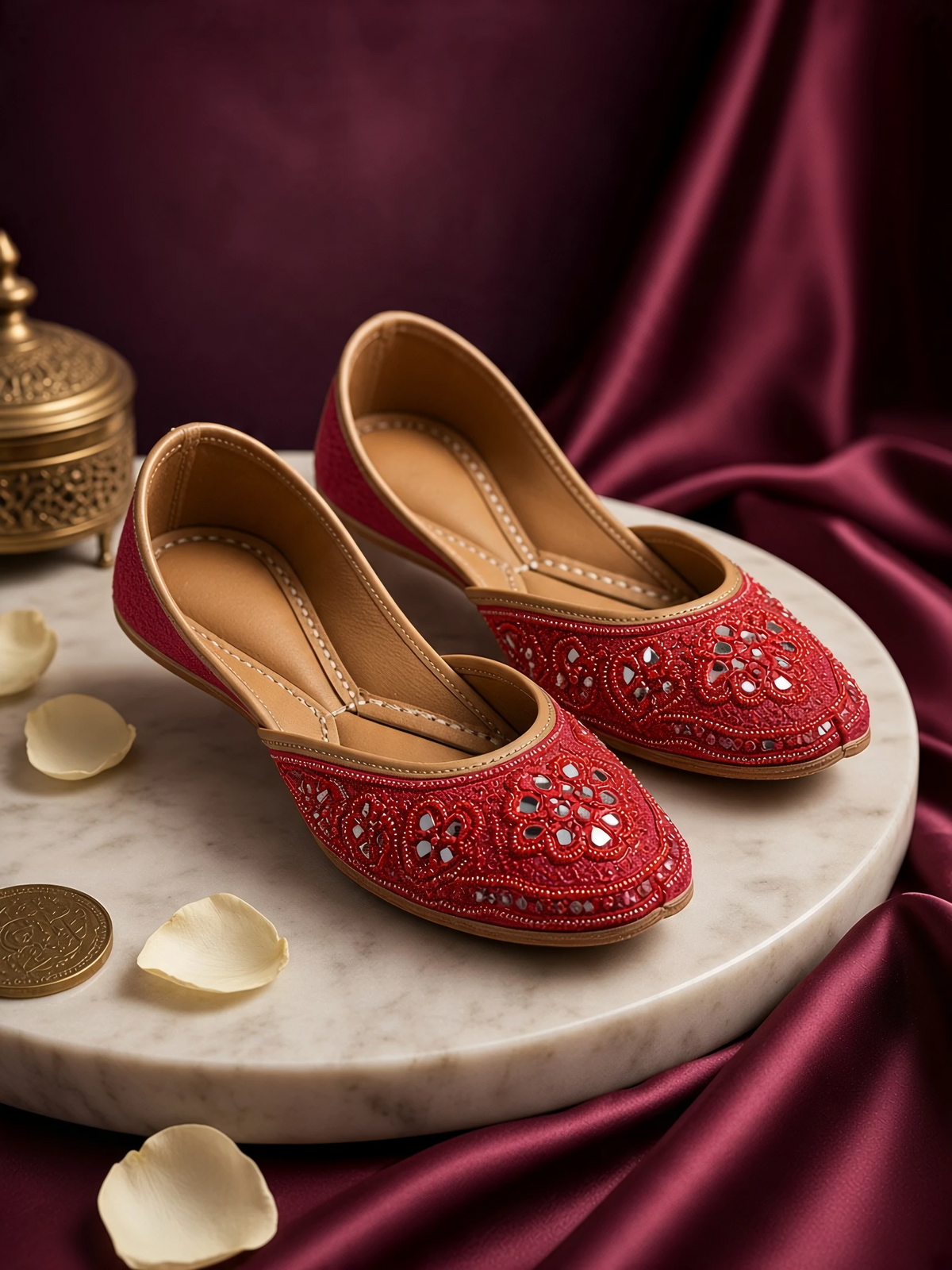 Rose - Red Khussa