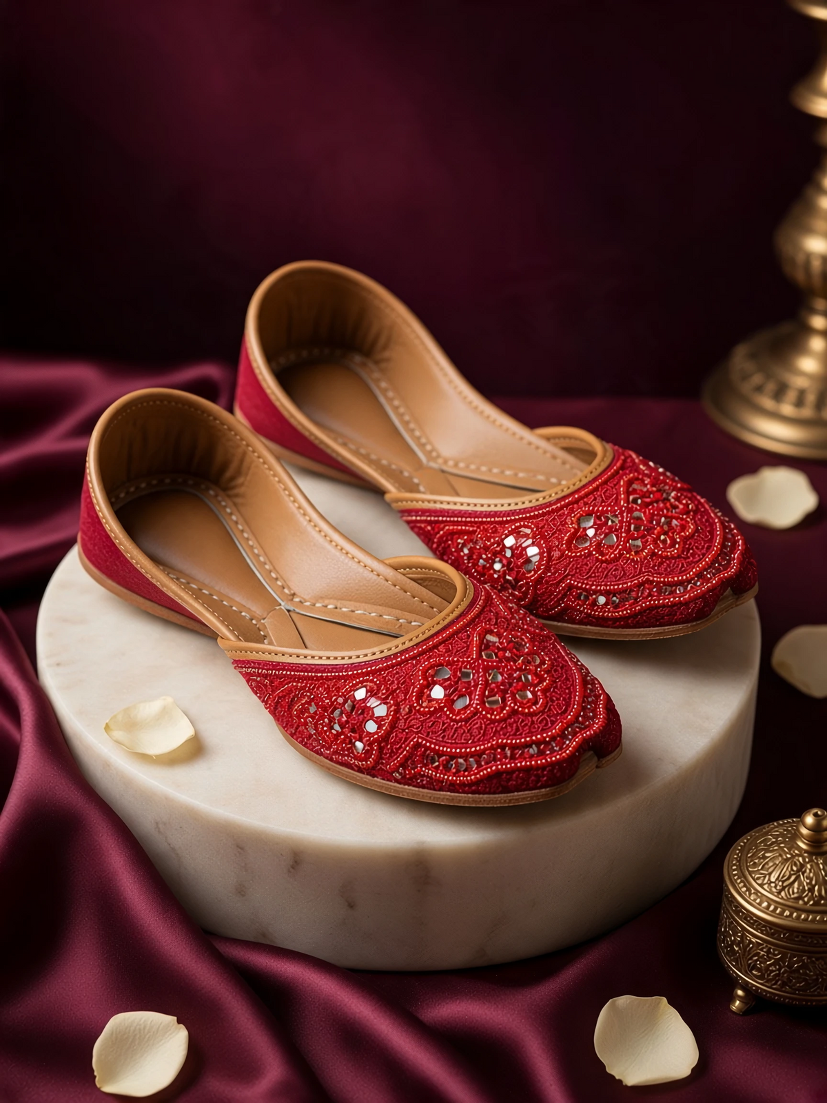 Rose - Red Khussa