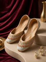 Zari - Ivory Khussa