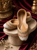 Zari - Ivory Khussa