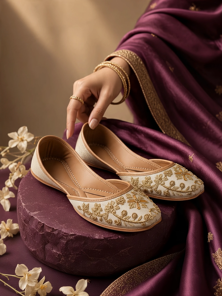 Khushal - Ivory Khussa