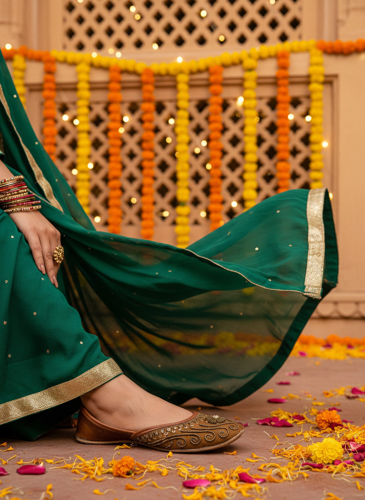Kanchan - Brown Khussa
