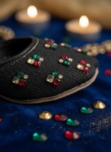 Sitara-e-Shab - Black Khussa
