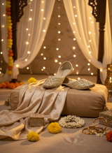 Mehar - Beige Khussa
