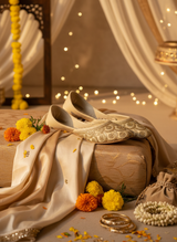 Mehar - Beige Khussa