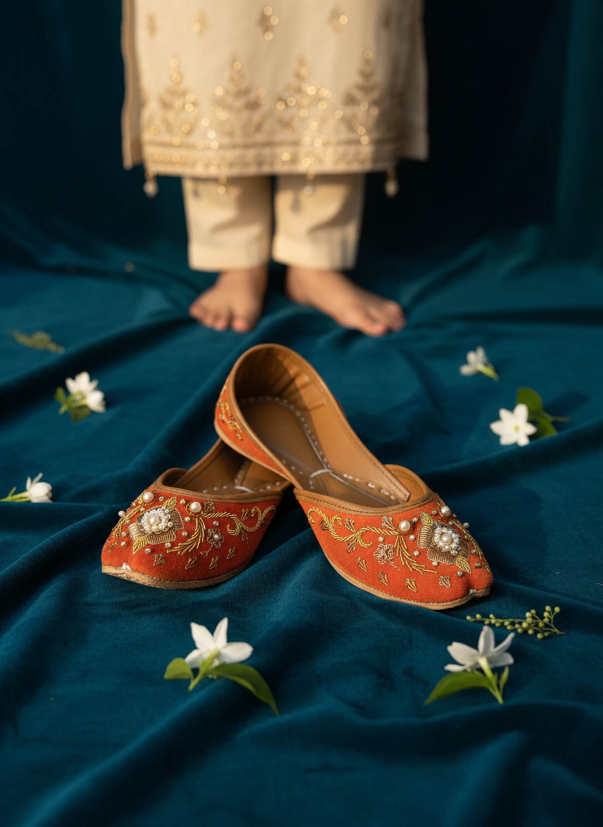 Laalima - Orange Khussa