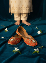 Laalima - Orange Khussa
