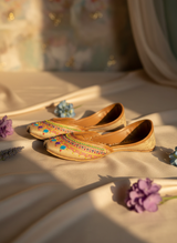 Rangoli - Beige Khussa