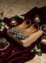 Chand Sitara - Black Khussa