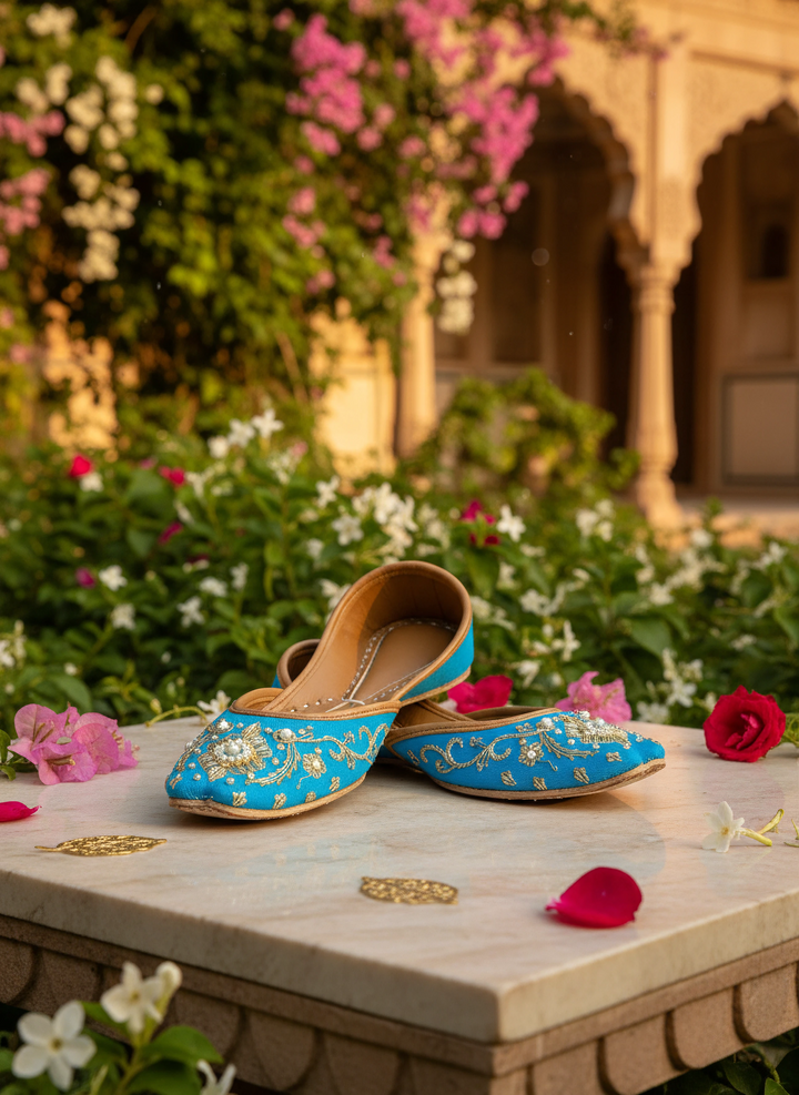 Aasmani - Blue Khussa