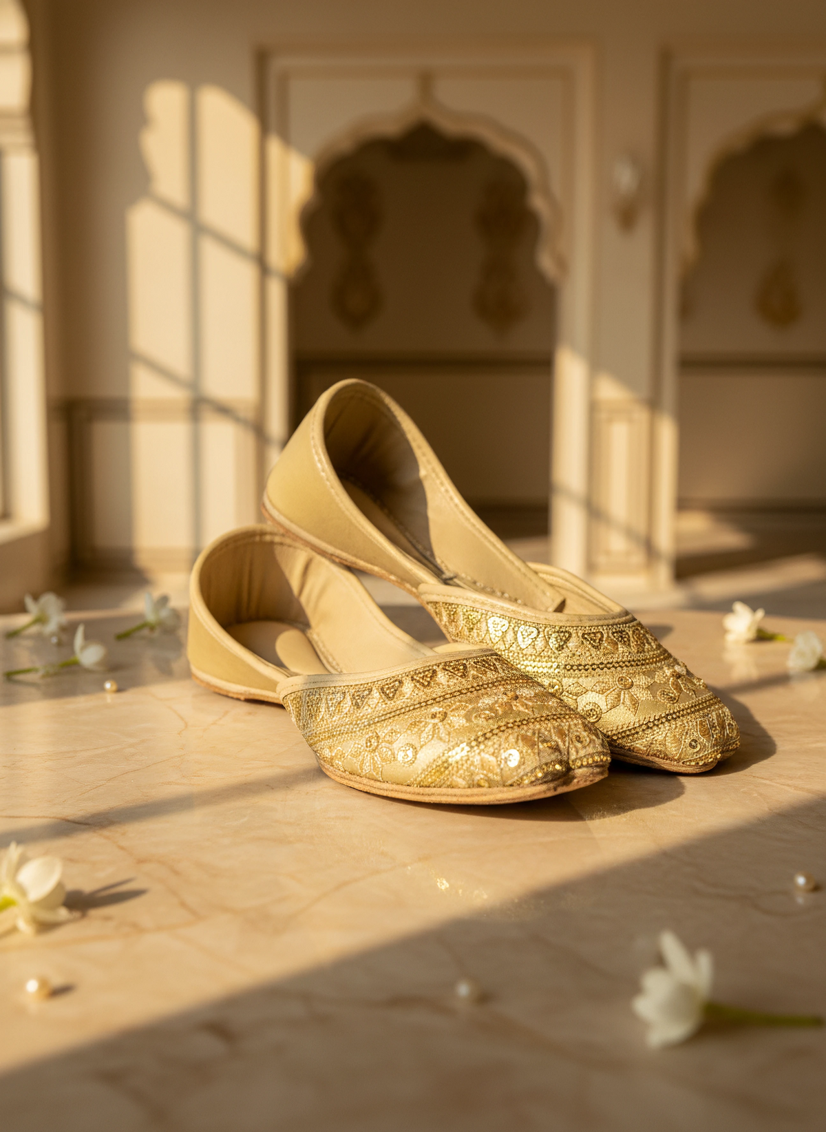 Zar-e-Gul - Golden Khussa