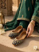 Shab-e-Zar - Black Khussa