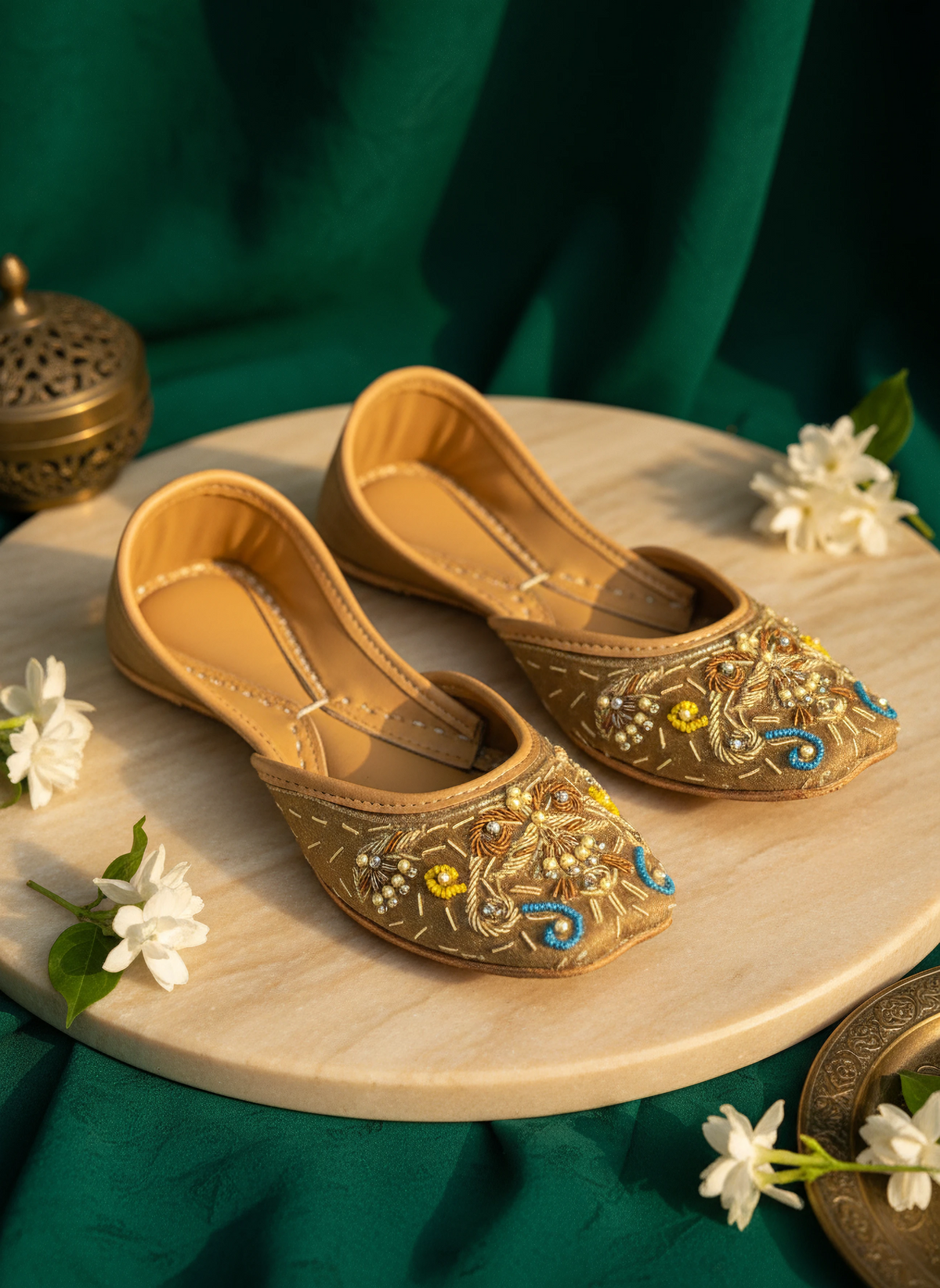 Zarbaft - Brown Khussa