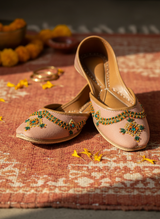 Gulabi - Peach Khussa